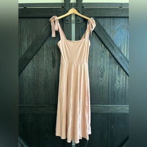 NWT pink midi Reformation dress